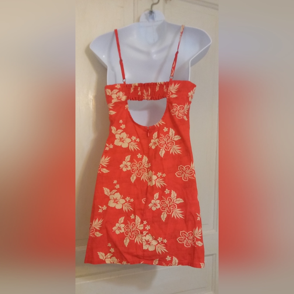 Wild Fable Red Floral Mini Dress - Picture 3 of 8